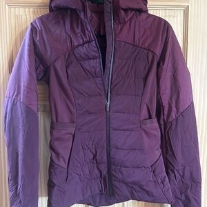 Lululemon Athletica burgundy Puffer Jacket